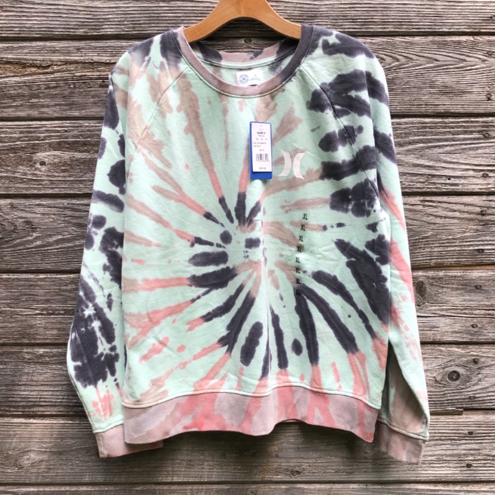 Brand New! Hurley polo soft Tie Dye
